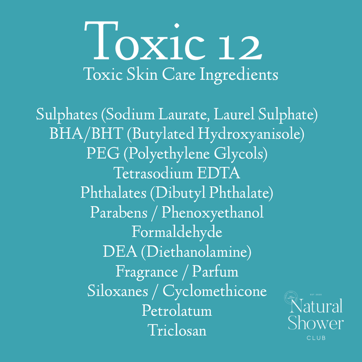 The Toxic 12 Ingredients hidden in your Body Wash or Soap